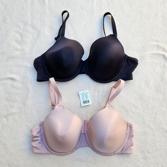 Other - Secret Treasures Black and Tan Maternity Women's Bra Set of 2 Size 40C